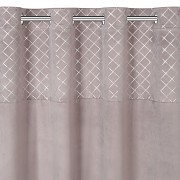 Luxusní sametový závěs Hazel pudrový-Leneadekor.cz