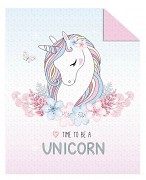 Dětský přehoz na postel-Unicorn