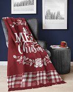 Vánoční deka-Merry Christmas KDX-103
