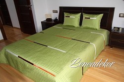 Luxusní přehoz na postel 12E-rozměry š.170cmx d.210cm(včetně 2ks povlaků na polštář 50x60cm)  