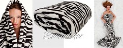 Luxusní deka mikrovlákno Zebra vzor 160x210cm 87-2 (26)
